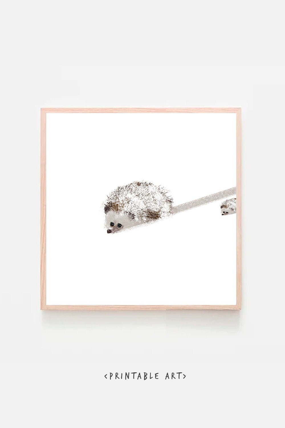 Hedgehog print, Digital Download, Hedgehog Wall Art, Hedgehog Decor, Hedgehog Gift, Nursery Wall Decor, Cute Little Hedgehog