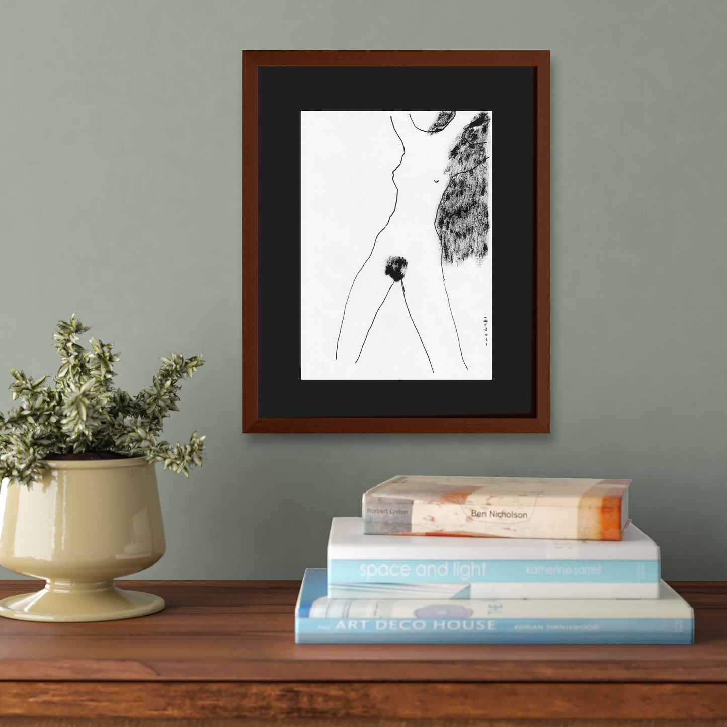 Fine Art Nude ~ Hand Drawn Sketch, Modern Nude Art, Original Ink Drawing, Female Nude Art, Nude Bedroom Art, Modern Nude Art, Sexy nude Art
