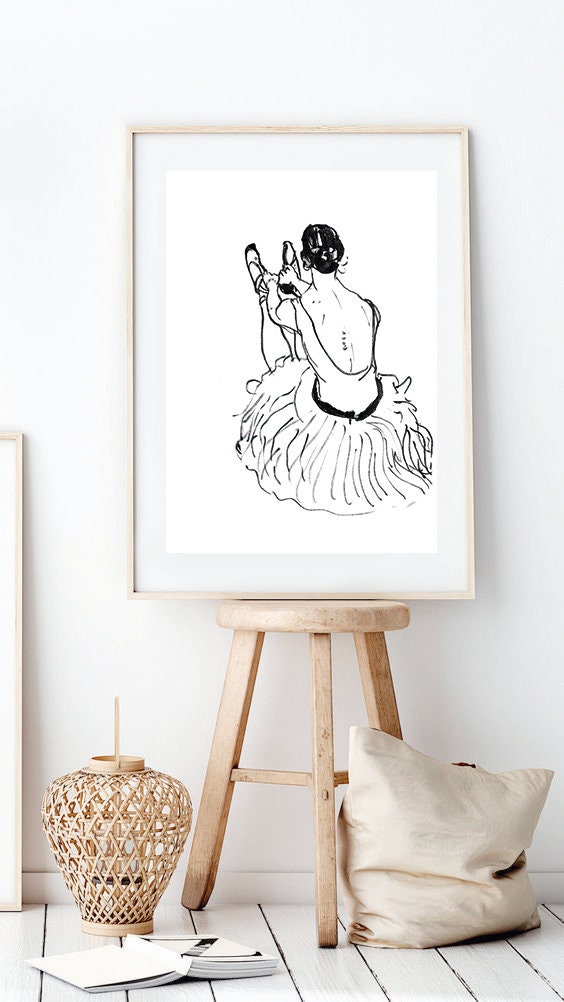 Ballerina Party Decorations, PRINTABLE Wall Art, Ballerina Print, Ballet Print, Ballerina Wall Art, Ballerina Gift, Ballerina Birthday