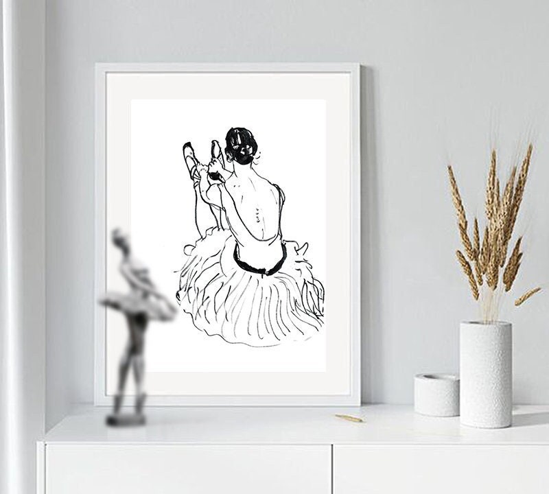 Ballerina Party Decorations, PRINTABLE Wall Art, Ballerina Print, Ballet Print, Ballerina Wall Art, Ballerina Gift, Ballerina Birthday