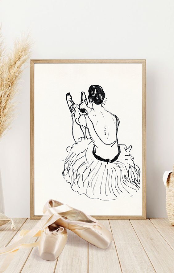 Ballerina Party Decorations, PRINTABLE Wall Art, Ballerina Print, Ballet Print, Ballerina Wall Art, Ballerina Gift, Ballerina Birthday