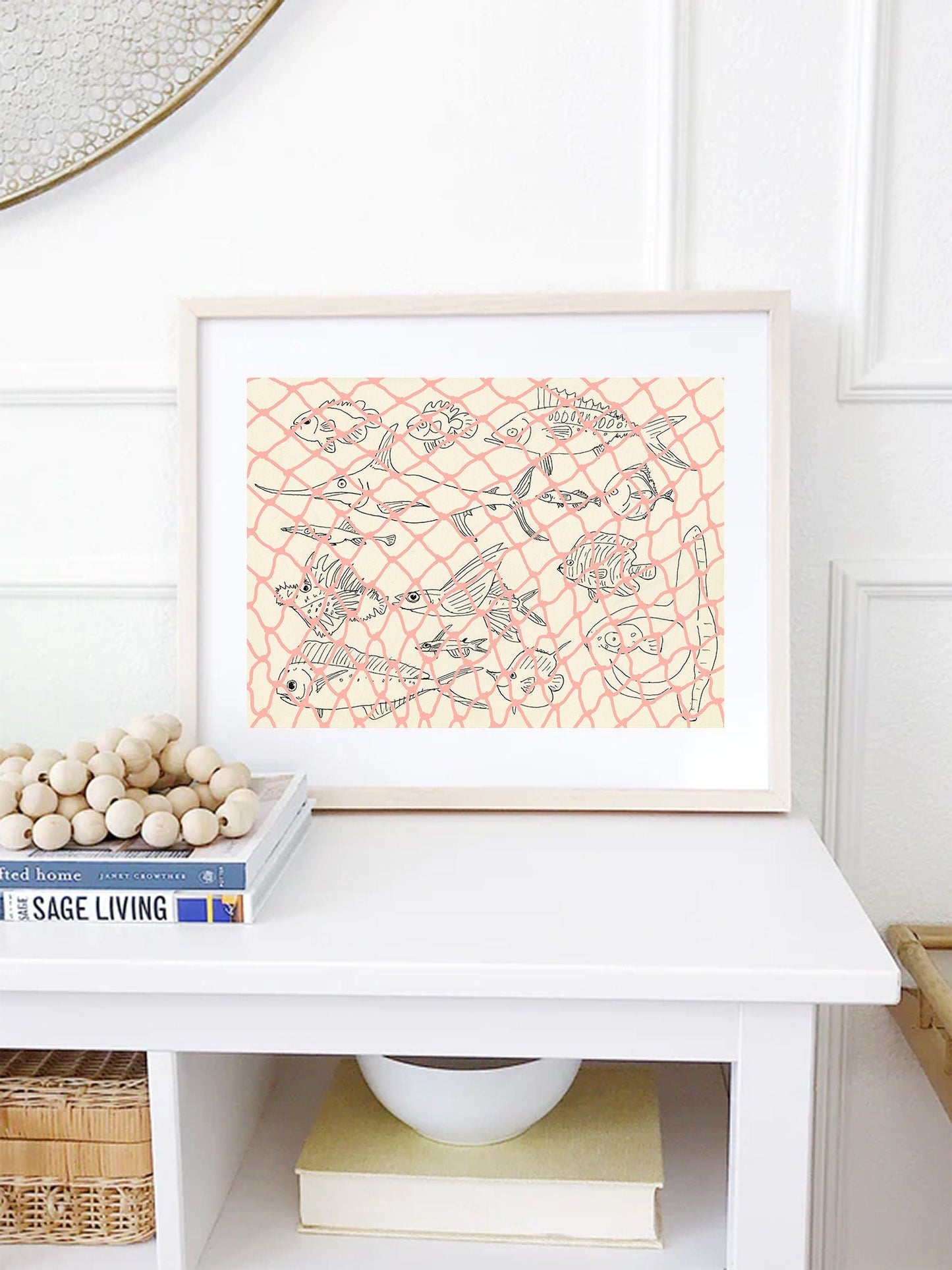 Fishing Coastal Print, Swordfish Print, Save Ocean Printable, Gift for Him, Fish Print, Beach House Wall Art, Sunfish Printable, Nautical