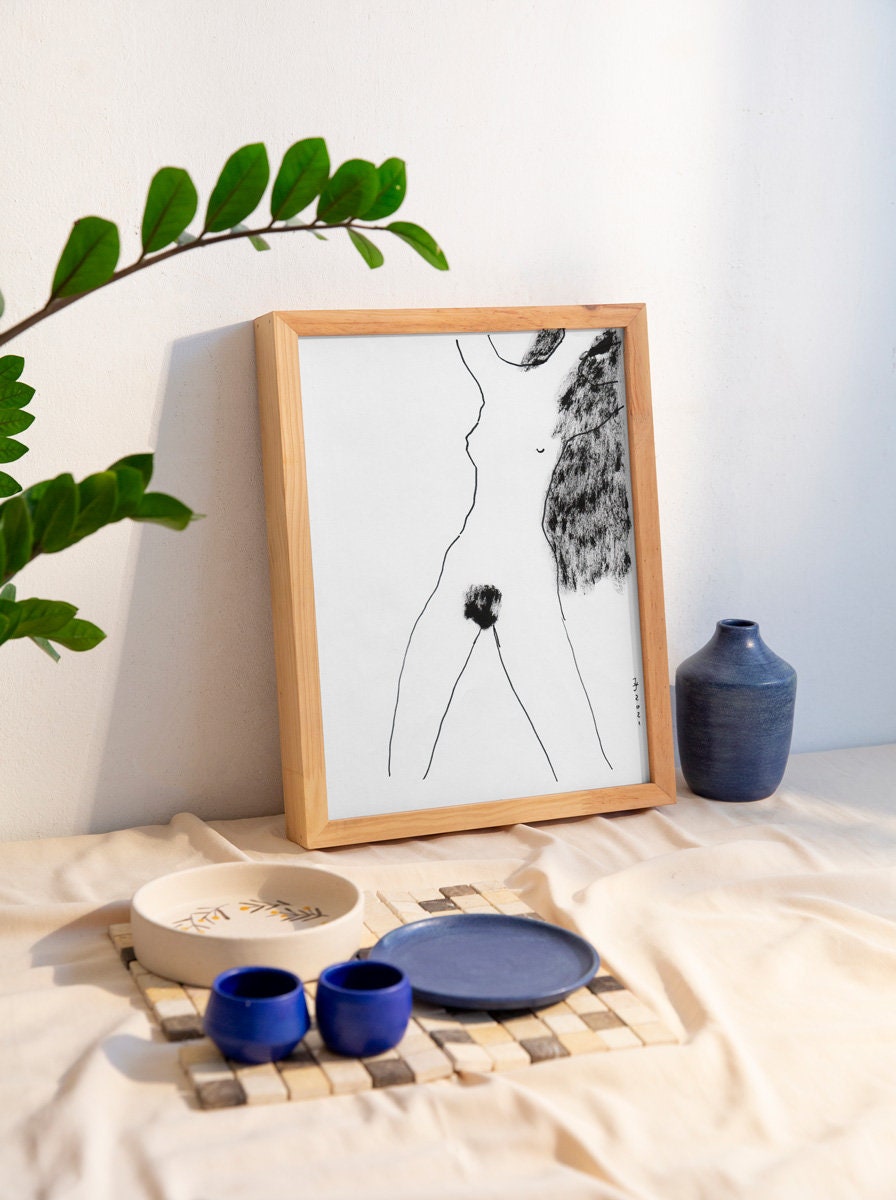 Nude Woman Print, Fine Art Nude, Artistic Nude, Digital Download, Nude Ladies Art, Female Nude Print, Nude Girl Print, Sexy Nude Printable