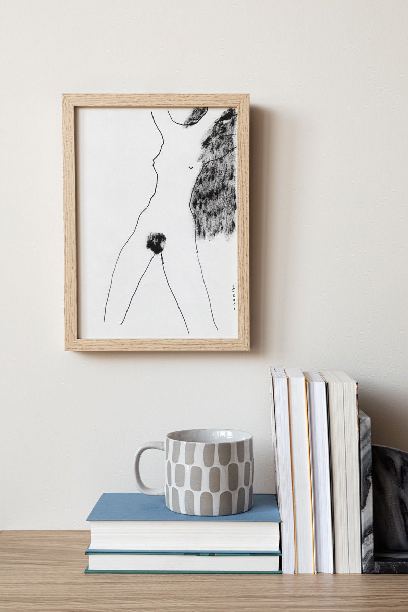 Nude Woman Print, Fine Art Nude, Artistic Nude, Digital Download, Nude Ladies Art, Female Nude Print, Nude Girl Print, Sexy Nude Printable