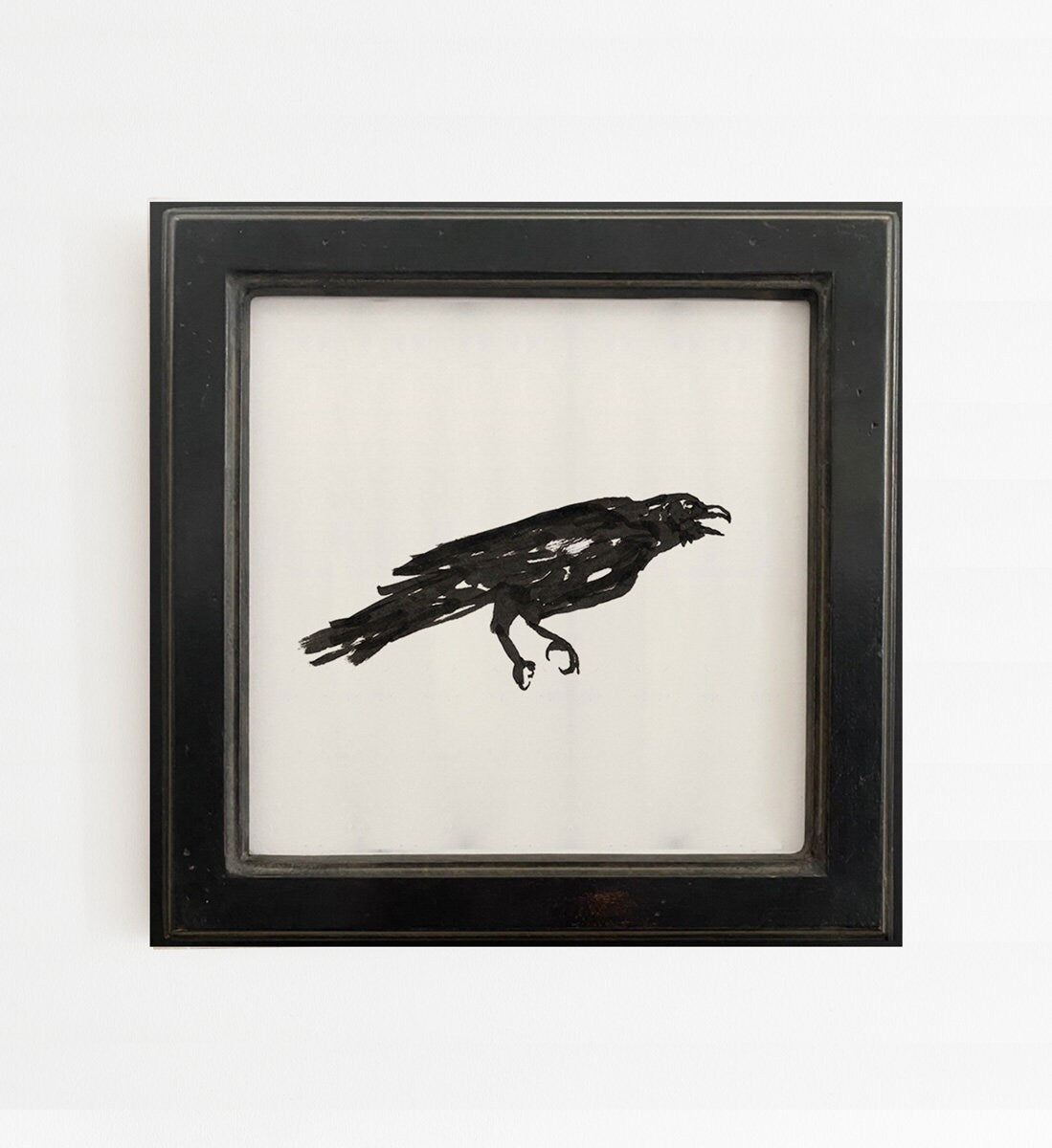 Halloween Decor, Raven Print Downloadable Print, Bird Ink Drawing, Printable Wall Art, Crow Digital Download, Bird Gallery Wall Artwork