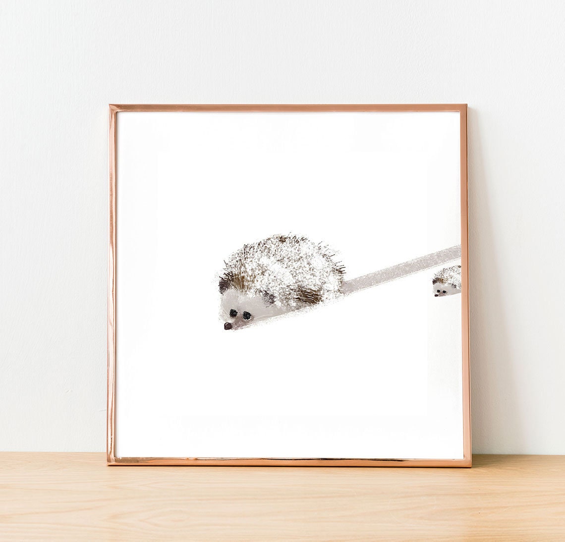 Hedgehog print, Digital Download, Hedgehog Wall Art, Hedgehog Decor, Hedgehog Gift, Nursery Wall Decor, Cute Little Hedgehog