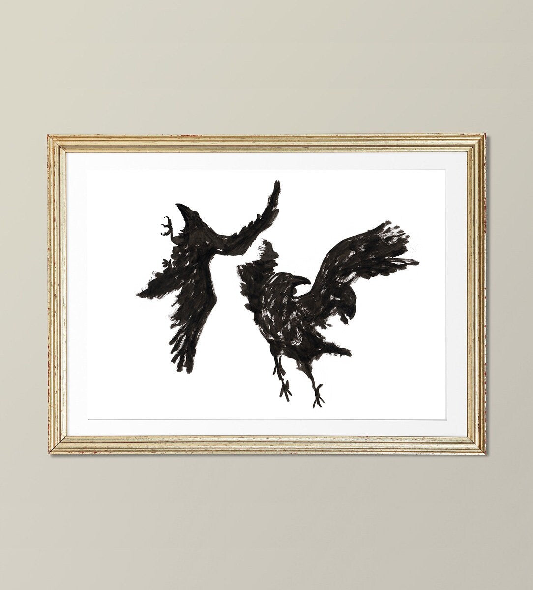 Crow Sketch, Instant Download, Png, Raven, Carrion Crow, Bird Wall Art, British Garden Birds, Crow Wall Art, Crow Printable, Dark Academia