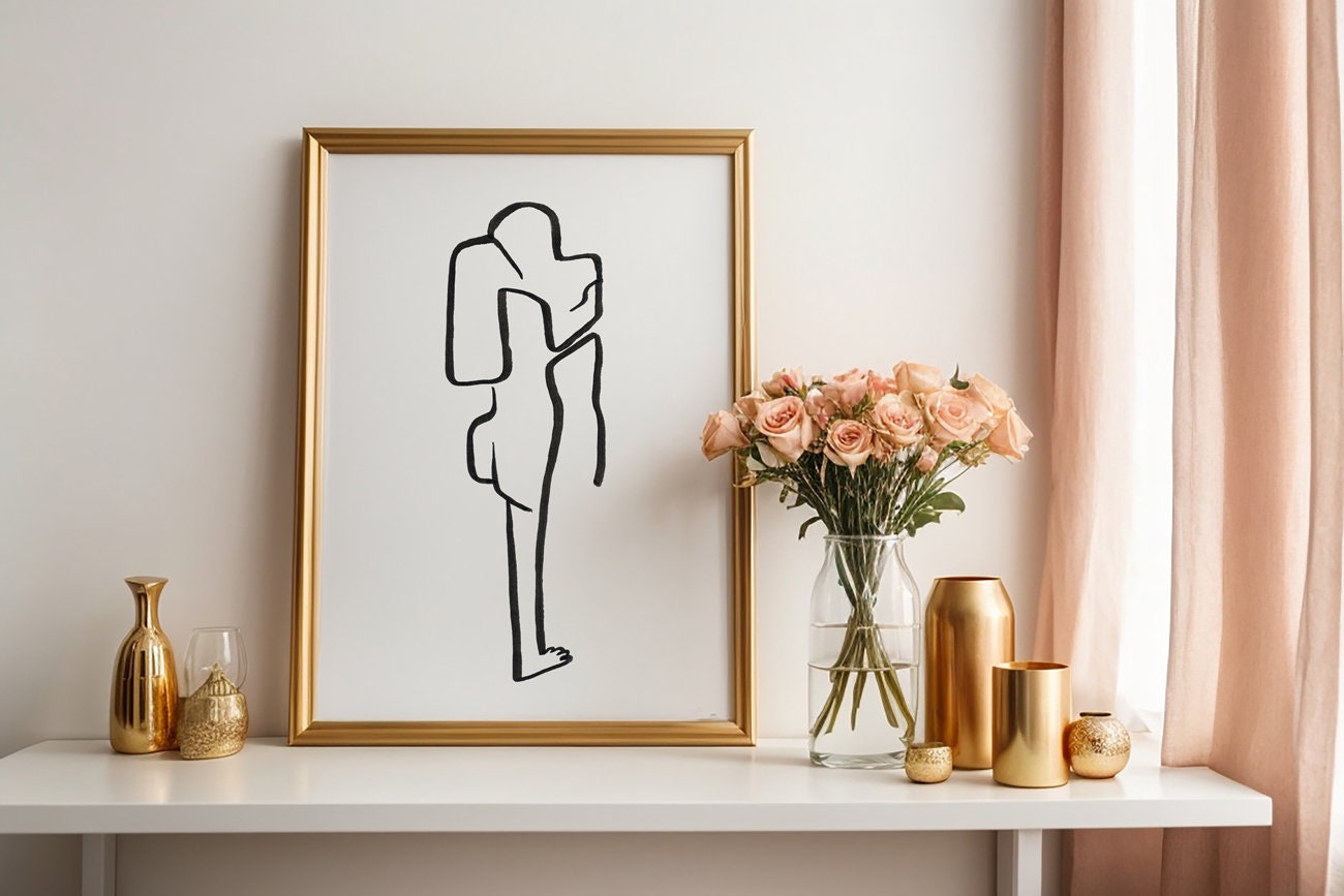 Valentines Day Print, Minimalist Digital Download, Love Printable Card, Valentines Day Printable Art, Love Wall Art, Valentines Day Decor