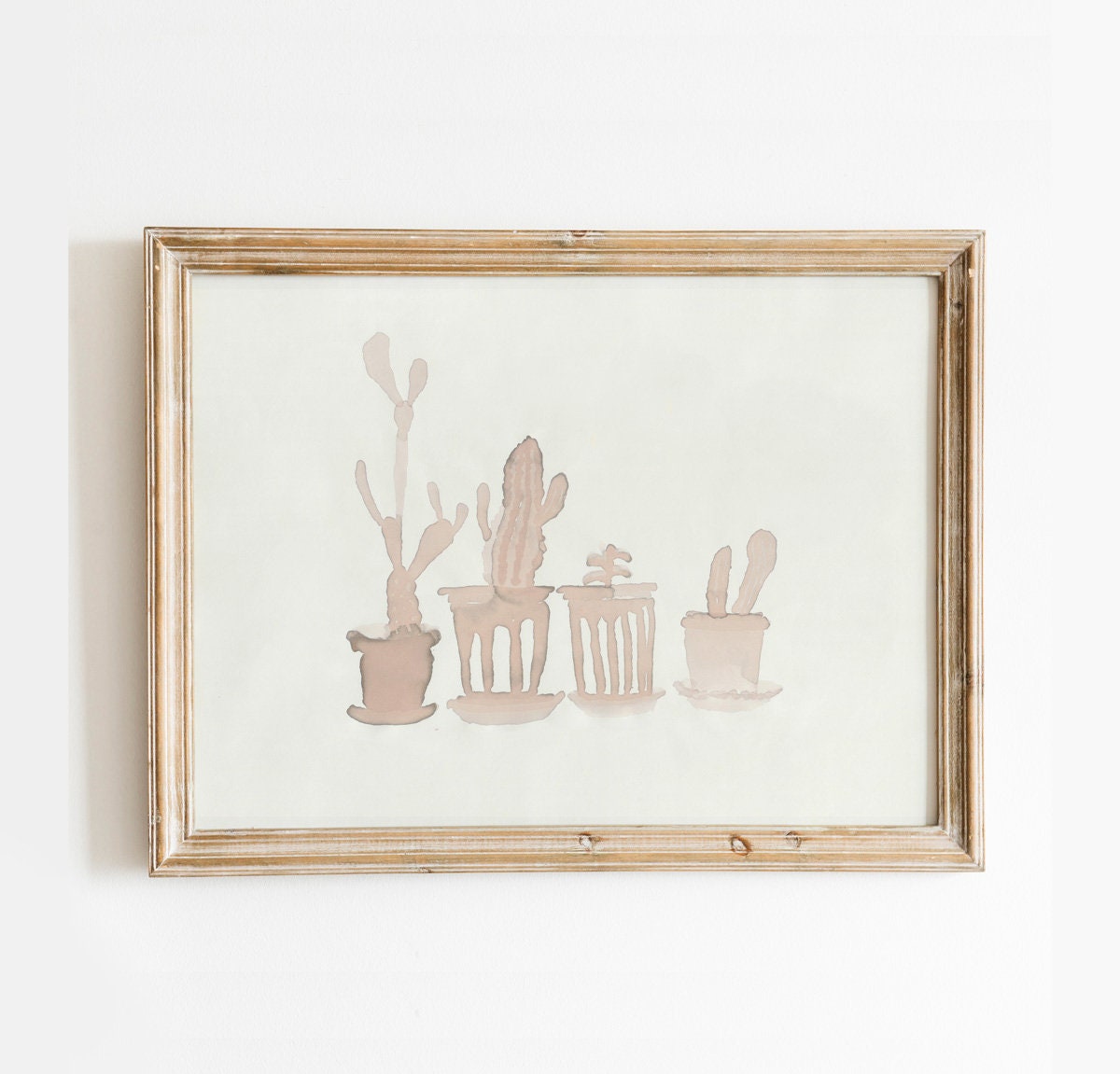 Cactus Print, Home Plants Botanical Wall Decor, Digital Download, Succulent Print, Cactus Lover Gifts, Boho Printable Art, Watercolor Cactus