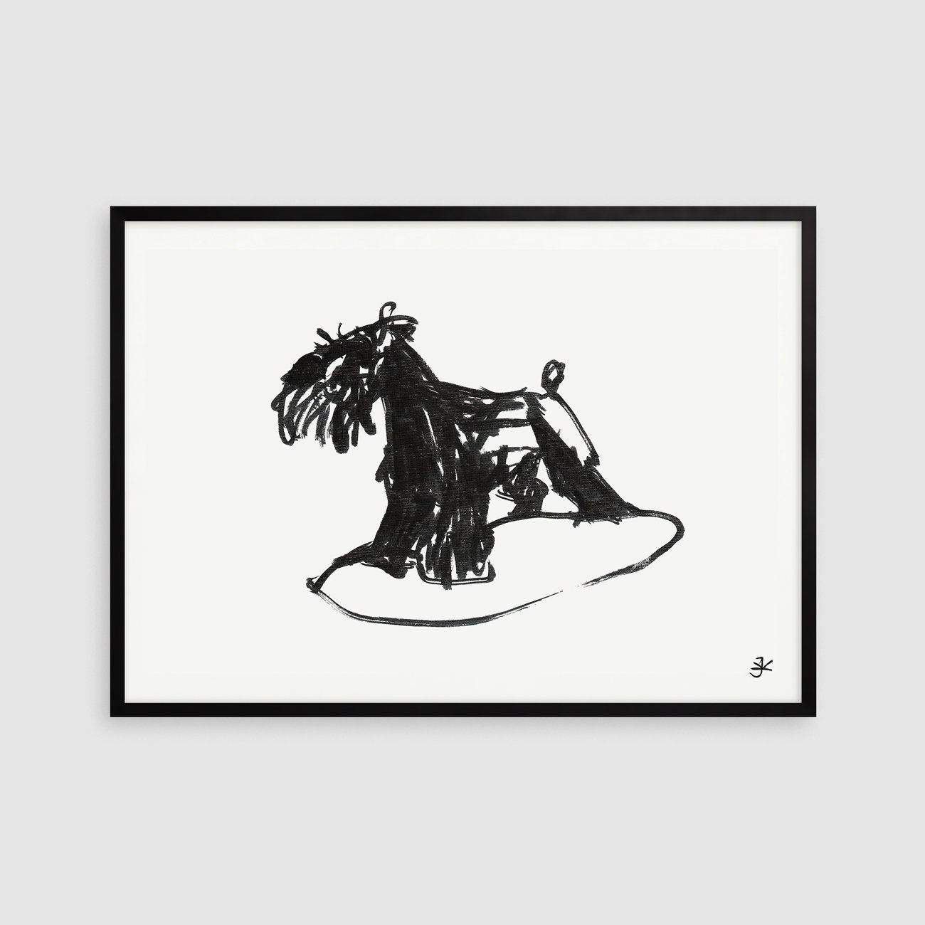 Schnauzer Print, Digital Download, Black And White Printable, Dog Lover Gifts, Giant Schnauzer Poster, Schnauzer Svg, Animal Art