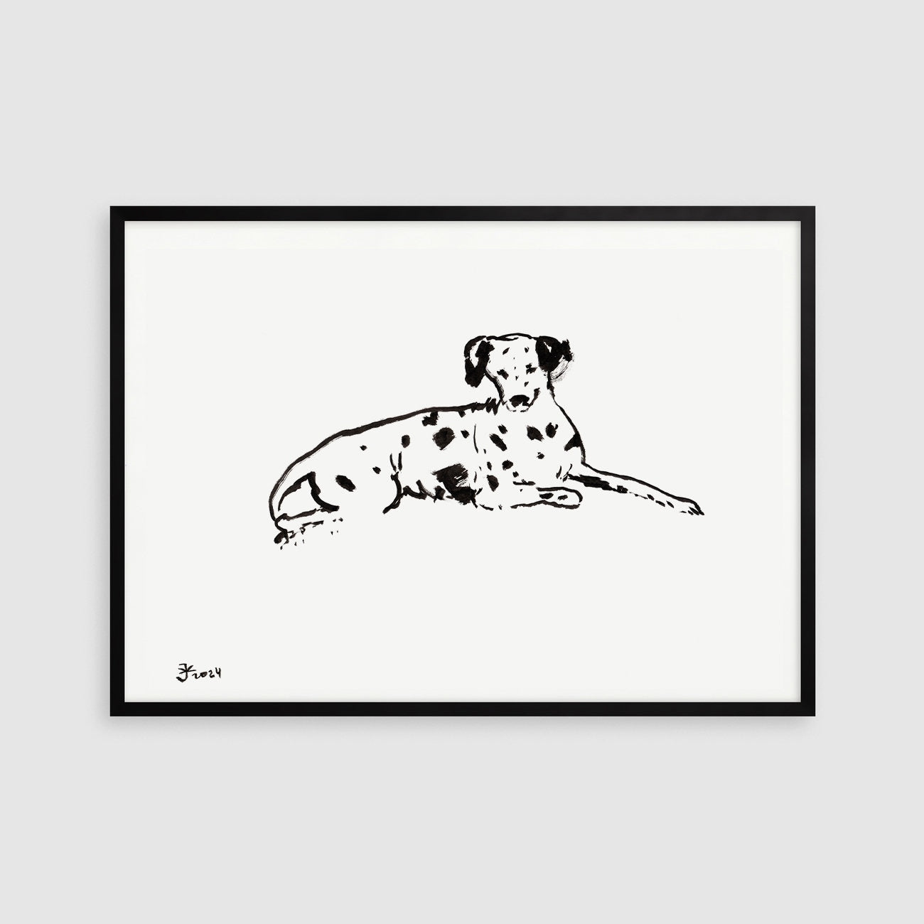 Dalmatian Print, Digital Download, Dalmatian gifts, Dalmatian Adoption, Dog Lover, Minimalist Dog Art, Animal Lover Art, Nursery Wall Art