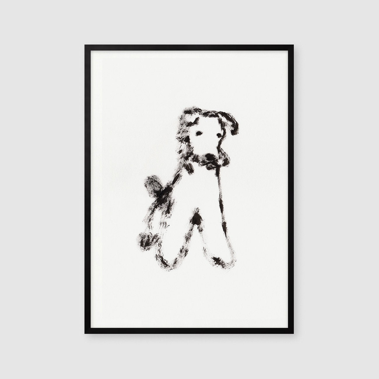 Mini Schnauzer Print, Instant Download, Minimalist Dog Wall Art, Modern Art Decor, Animal Lover, Nursery Dog Art, Schnauzer Gifts