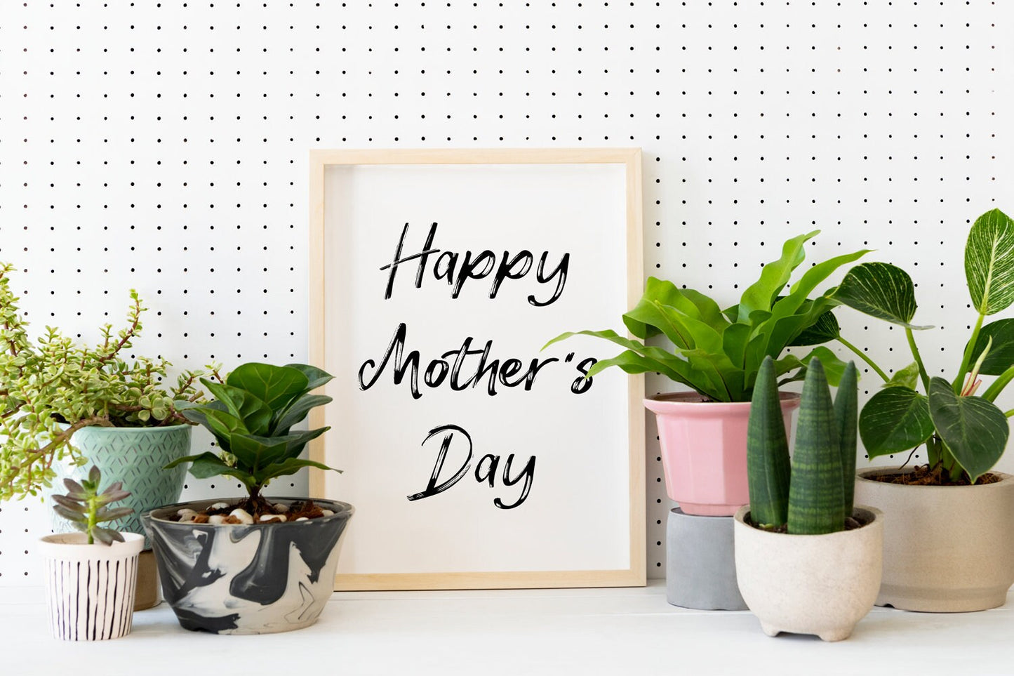 Mother's Day Poster, Digital Download, Boho Print, Mother's Print, Gift for Her, Mother Room Wall Art, Rose Pink Poster, Phrase & Saying