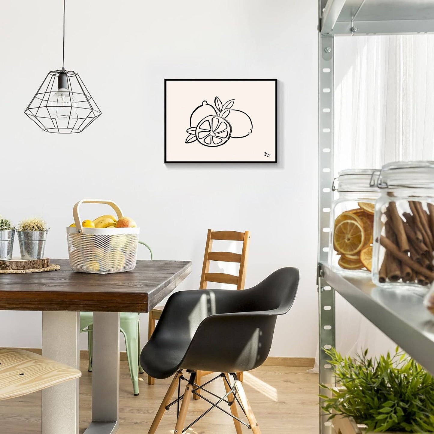 Lemon Still Life Print, Minimalist Kitchen Art, French Country Art, Fruit Market Print, Food and Drink Poster, Lemon Tea Party, Citrus Art