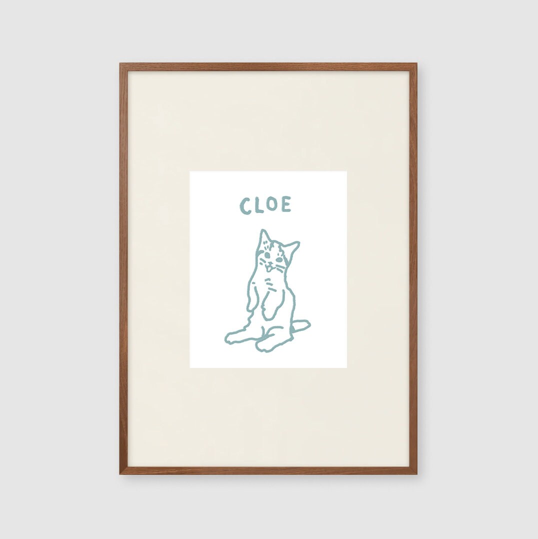 Custom Bad Cat Portrait ~ Digital Download