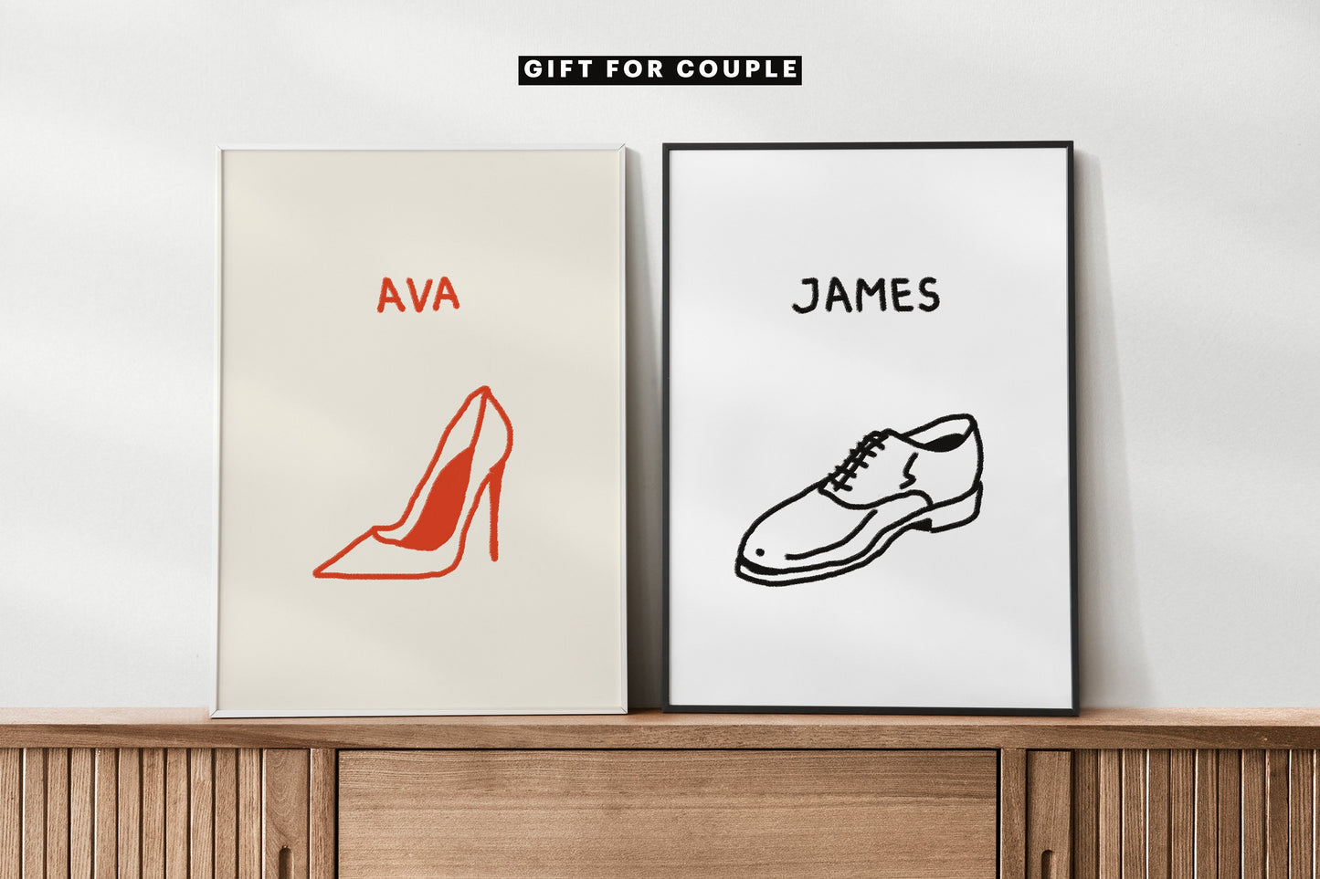 Custom Family Portrait, Shoe Drawing From Photo, Mothers Day Gift, Digital Download, Fashion Gift, Custom Birthday Gift, Whimsical Decor
