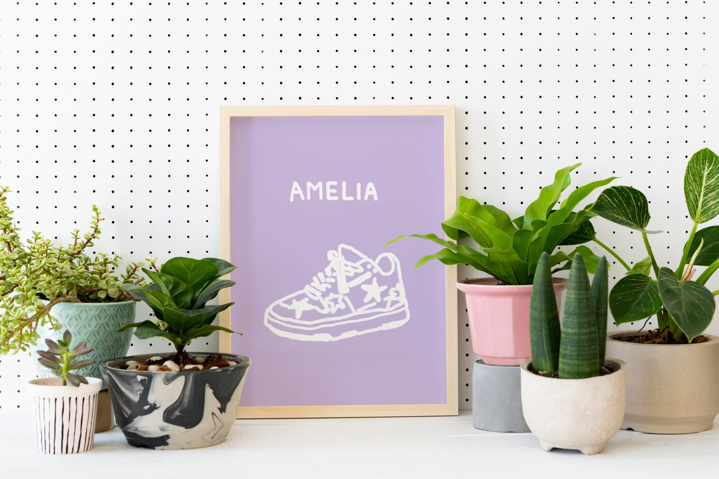 Custom Family Portrait, Shoe Drawing From Photo, Mothers Day Gift, Digital Download, Fashion Gift, Custom Birthday Gift, Whimsical Decor