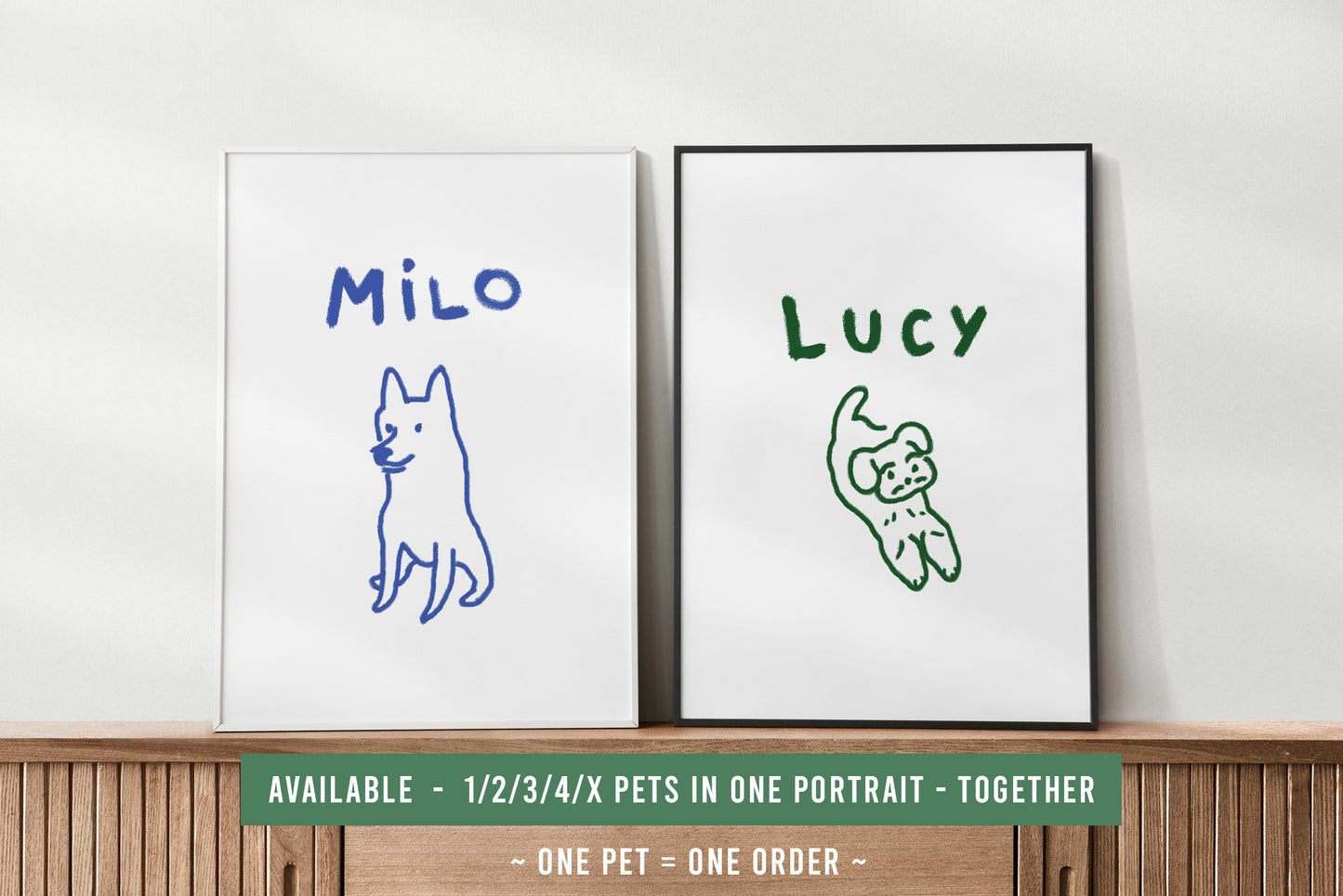 Custom Bad Dog Portrait ~ Digital
