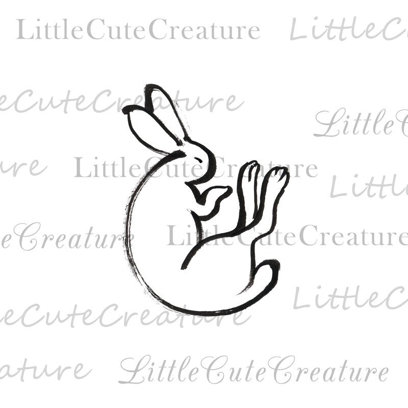 Easter Bunni Print, Spring Decor, Woodland Animals, Digital Download, Wildlife Printable, Nursery Bunny Decor, Rabbit Art, Gift for Easter