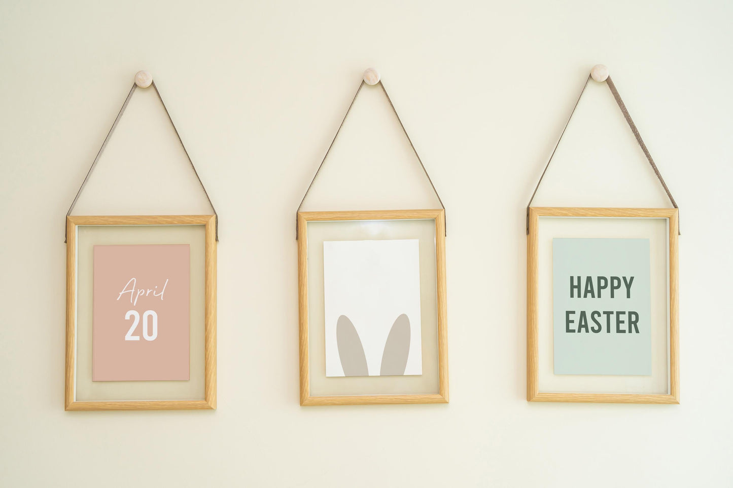 Easter Bundle Wall Art Prints, Spring Home Decor, Easter Bunni Printable, Boho Posters, Easter Decor, Digital Download, Easter Pastel Decor