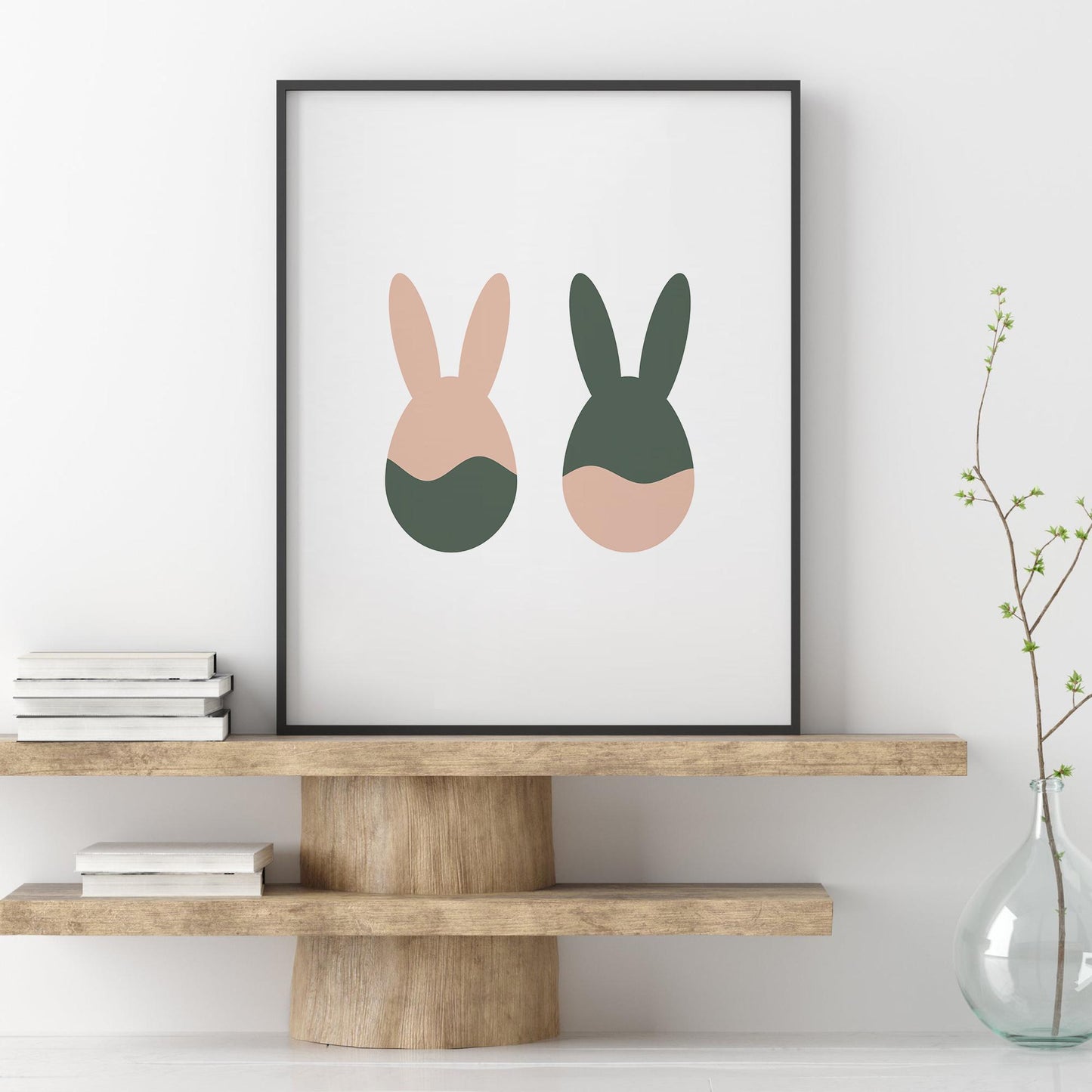 Easter Bunny Ears Digital Print | Cute Rabbit Ears Decor | Funny Kids Print ~ Perfect for Easter Parties | Easter Wedding Decor