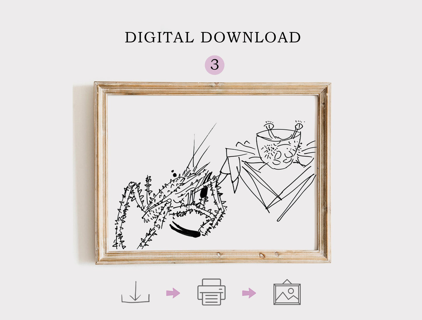 Set of 6 Crab Prints, Digital Download, Maritime Decor, Minimalist Crab Wall Art, Nautical Home Decor Bundle, Coastal Living Room Decor
