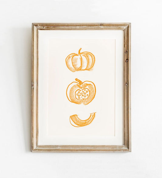 Pumpkin Printable Wall Art, Kitchen Print, Cottagecore Decor, Pumpkin Print Fall Decor, Fall wall art, Rustic Fall Print, Fall Farmhouse Art