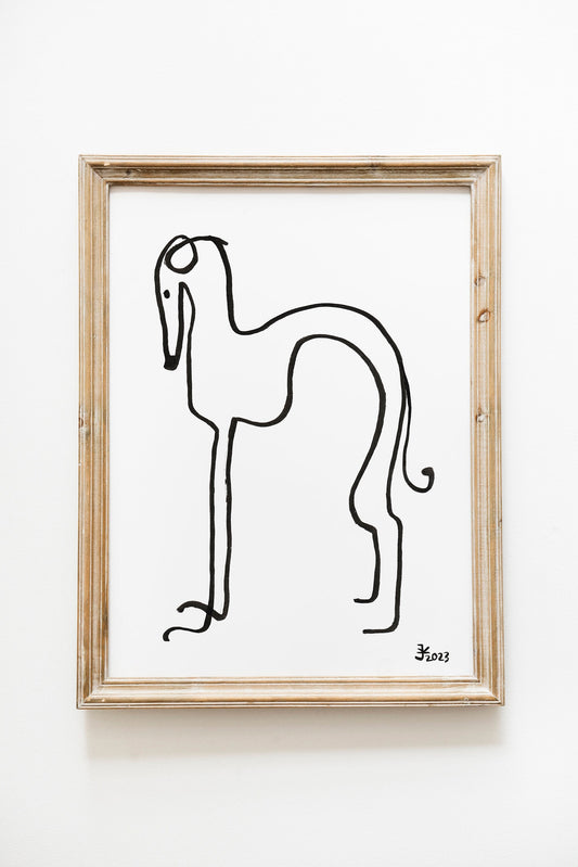 Galgo Print, Greyhound Minimalist Art, Digital Download, Greyhound Adoption, Whippet Art, Greyhound Digital Print, Dog Lovers Gift