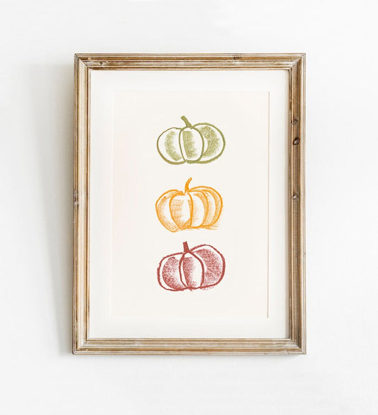Pumpkin Kitchen Printable Wall Art, cozy fall print, Rustic Fall Print, Farmhouse Decor, Hand Drawn Halloween Decor, Cottagecore print