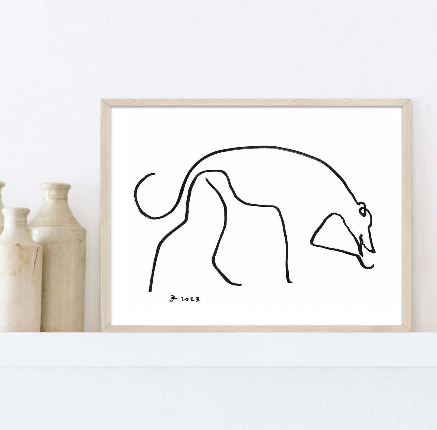 Whippet Print, Greyhound Art, Digital Download, Galgo Art, Greyhound Drawing, Greyhound Adoption, Minimalist Greyhound, Whippet Gifts,