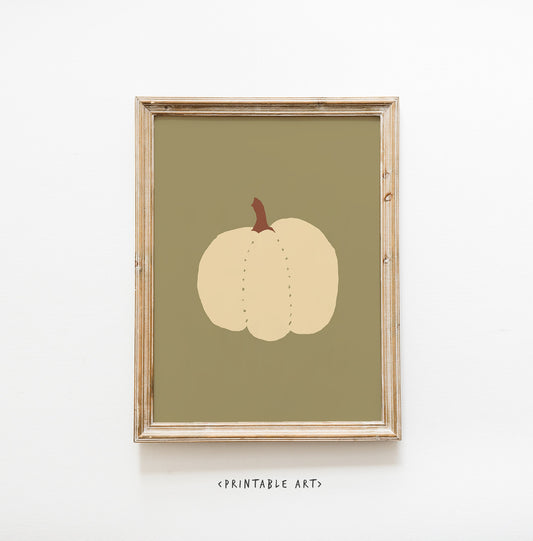 Pumpkin Print, Autumn Wall Art, Instant Download, Farmhouse Decor,  Fall Art, Halloween Printable Art, Countryside  House Decor, Fall Sign