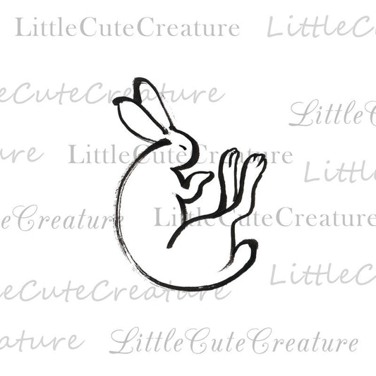 Easter Bunni Print, Spring Decor, Woodland Animals, Digital Download, Wildlife Printable, Nursery Bunny Decor, Rabbit Art, Gift for Easter