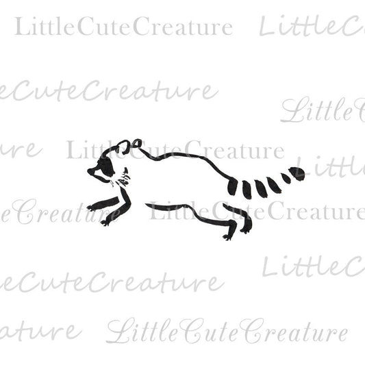 Cute Raccoon Print, Woodland Baby Shower Decor, Raccoon png, Kids animal decor, Baby animals, Nursery decor, Raccoon Gifts, Digital Download